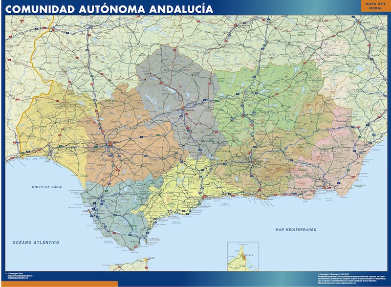 mapa andalucia