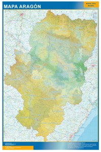 mapa aragon comarcal