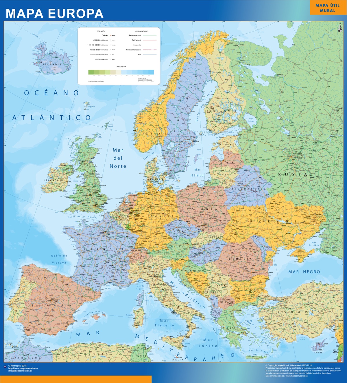 mapa Europa Politico