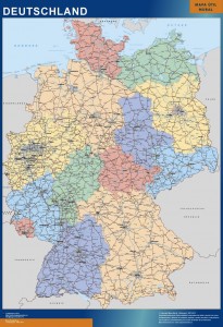 mapa alemania