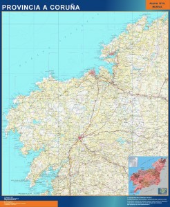 mapa provincia a coruna