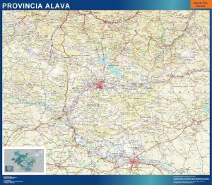 mapa provincia alava