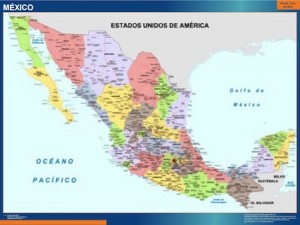 Mapa Mexico Mural