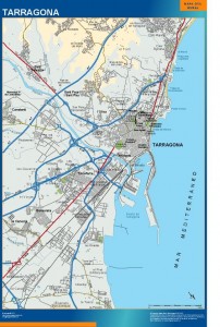mapa Tarragona accesos