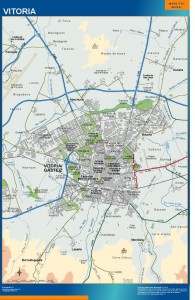 mapa Vitoria accesos