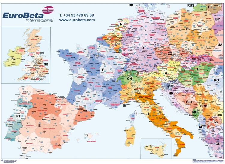 Mapa Europa escritorio