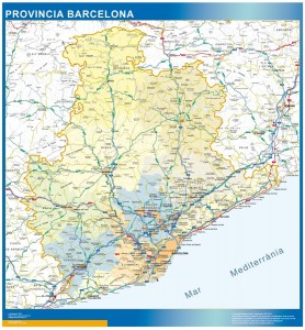 barcelona mapa provincia