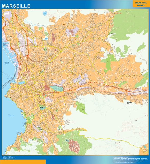 mapa marsella