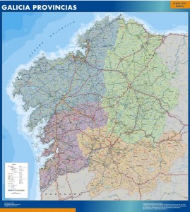 mapa galicia provincias