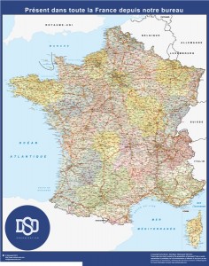 mapa francia personalizado
