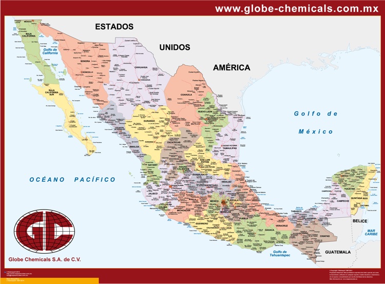 mapa mexico personalizado