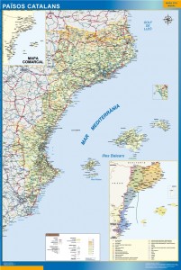 Mapa Paisos Catalans