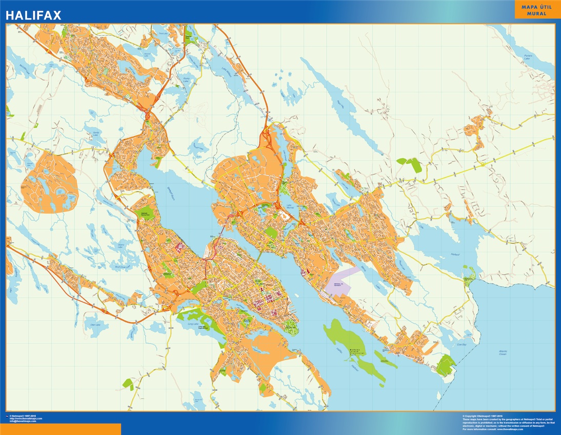 Mapa Halifax