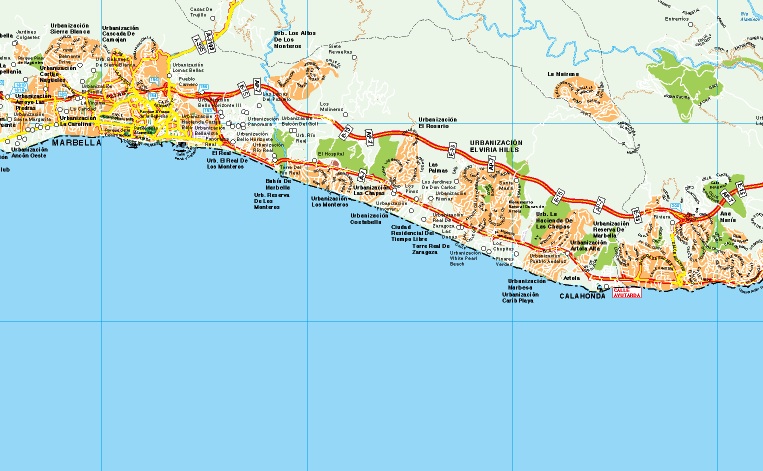 Costa Sol Mapa