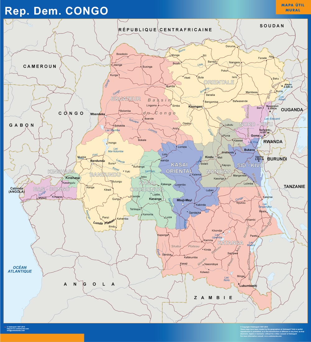 mapa Congo