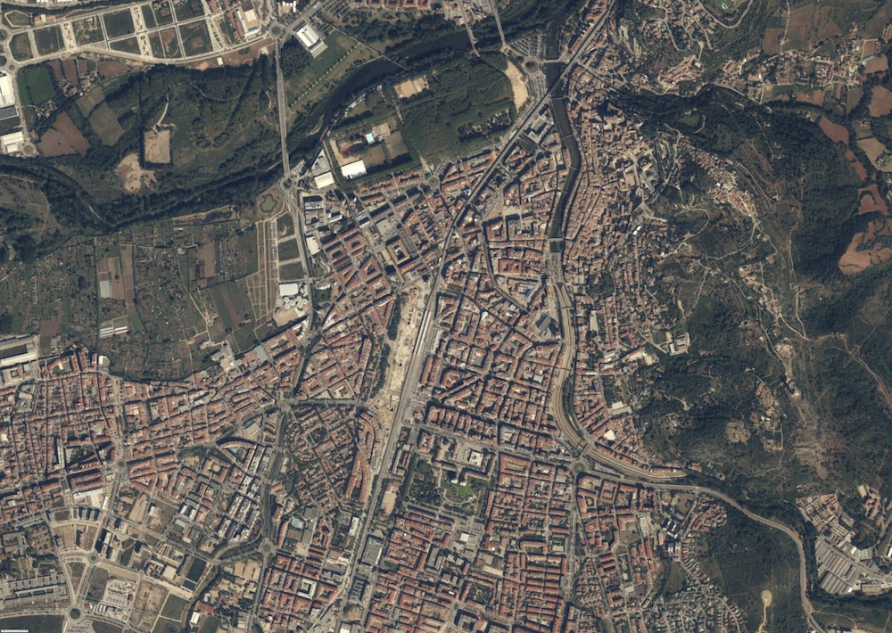 Girona Foto Satelite
