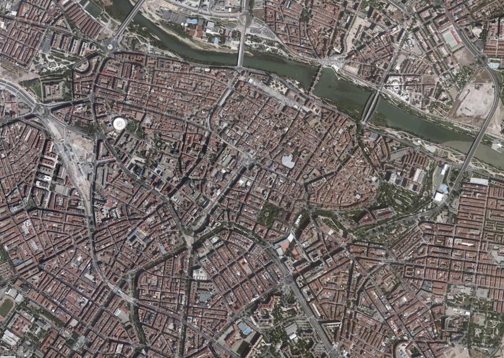 Zaragoza Foto Satelite