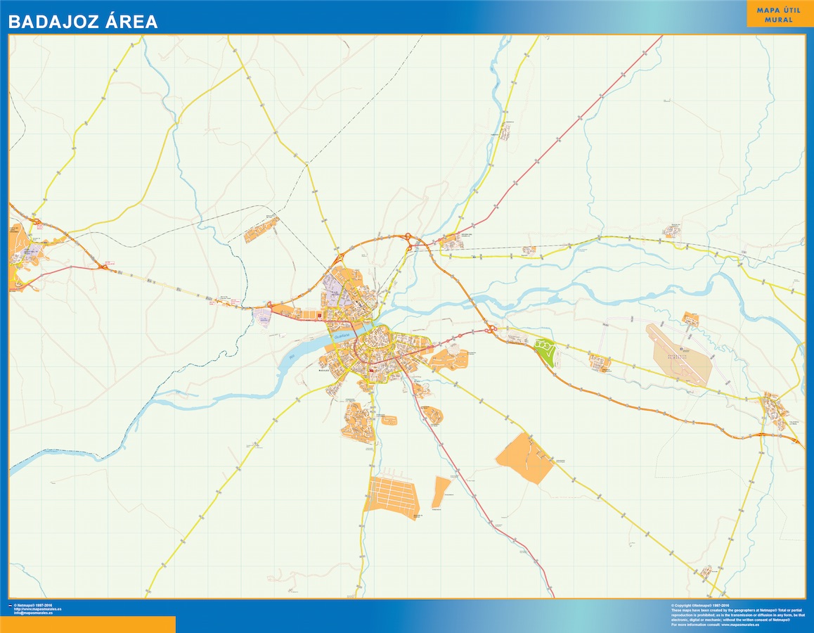 Badajoz Mapa Area