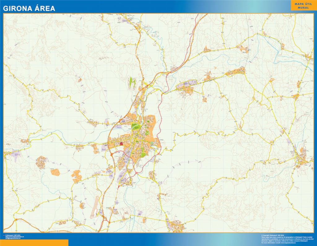 Girona Mapa Area