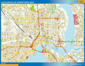 Jacksonville Mapa Centro