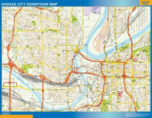 Kansas City Mapa Centro