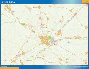 Lleida Mapa Area