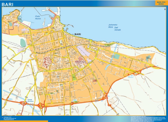 Mapa Bari