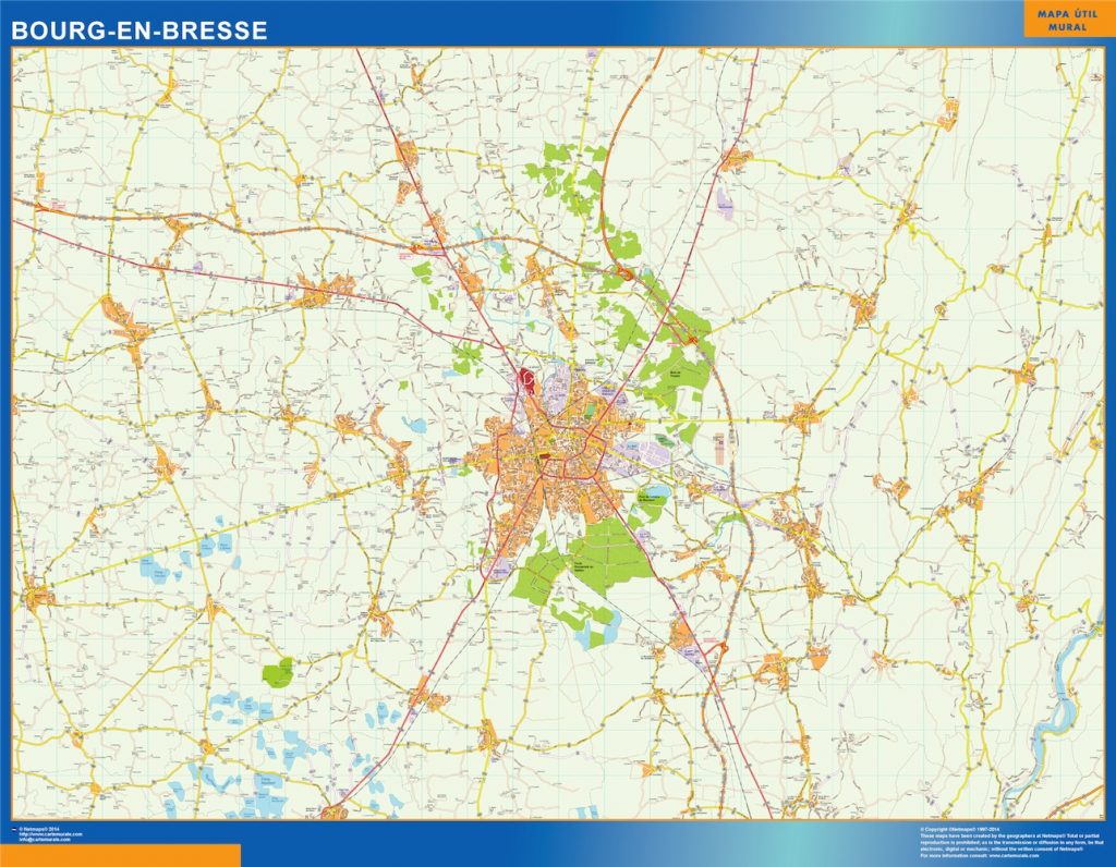 Mapa Bourg En Bresse
