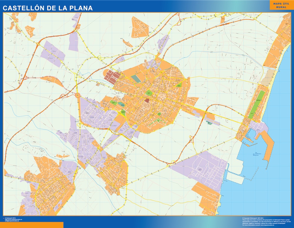 Mapa Castellon De La Plana