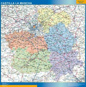 Mapa Castilla La Mancha