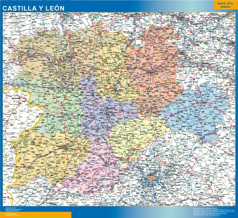Mapa Castilla y Leon