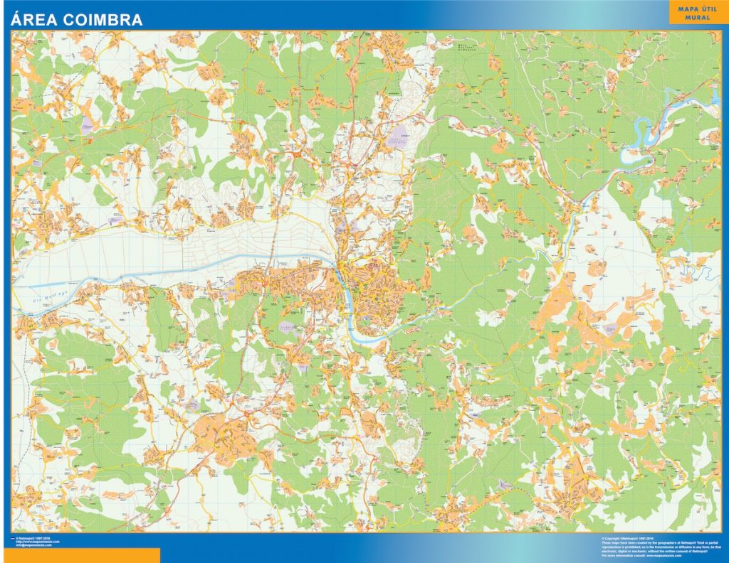 Mapa Coimbra Area