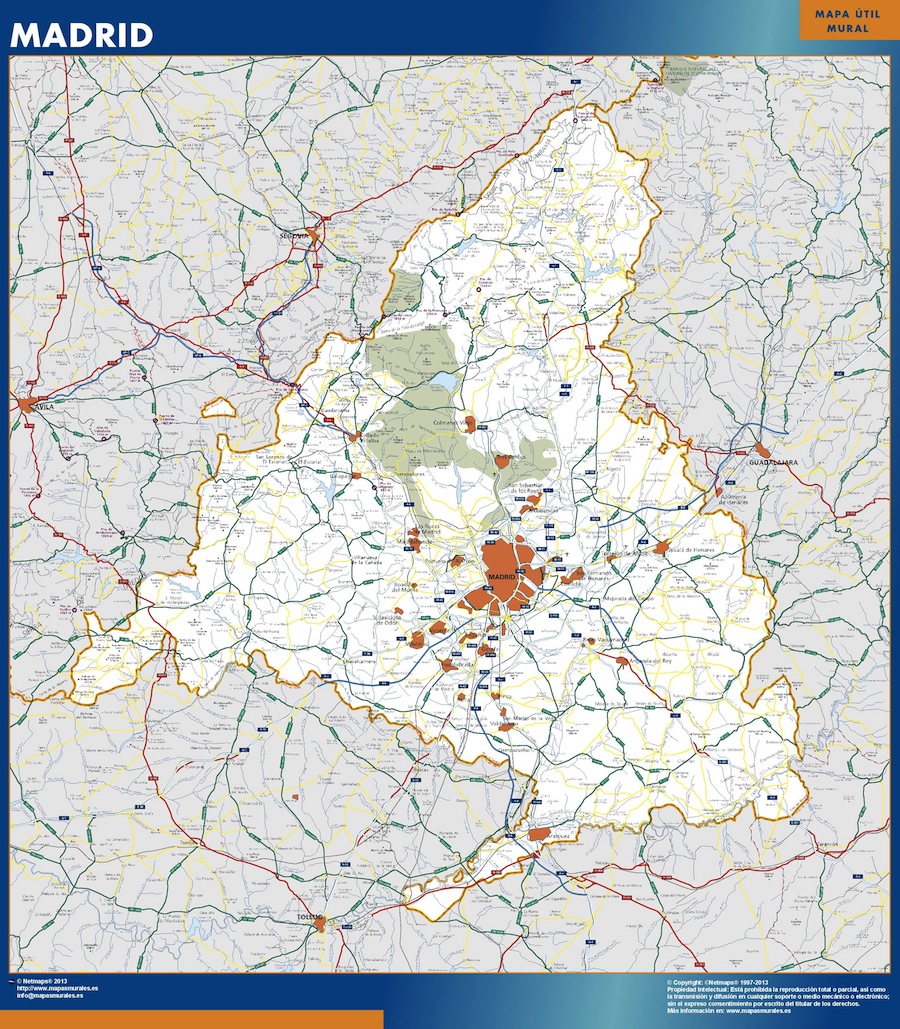 Mapa Comunidad Madrid