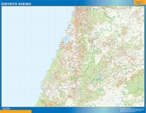 Mapa Distrito Aveiro