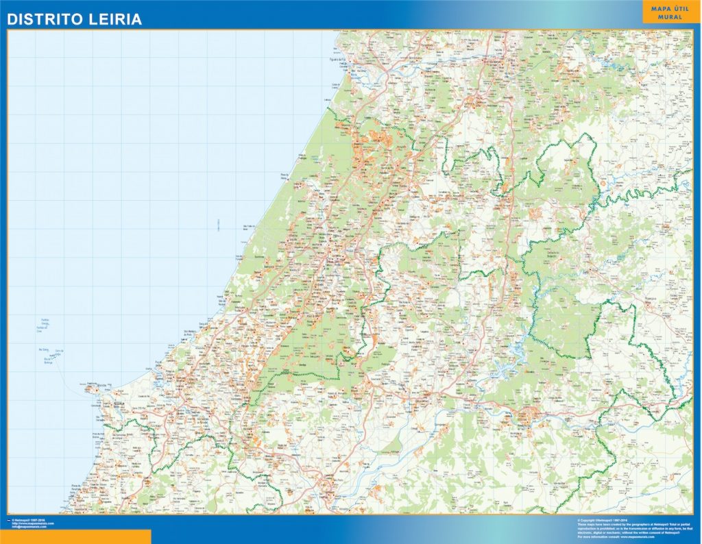 Mapa Distrito Leiria