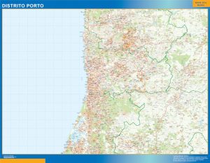 Mapa Distrito Porto