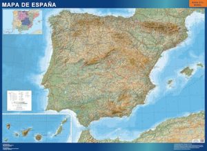 Mapa Espana Relieve