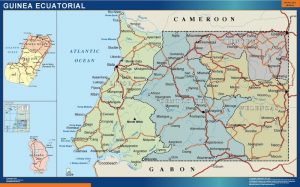 Mapa Guinea Ecuatorial