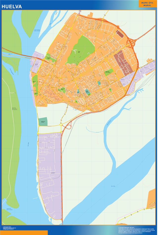 Mapa Huelva callejero
