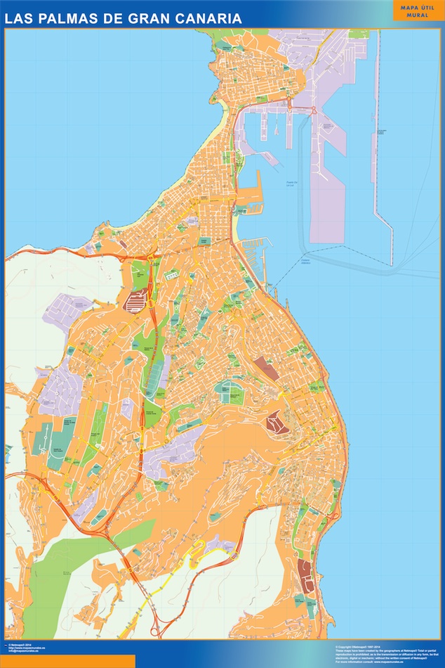 Mapa Las Palmas De Gran Canaria