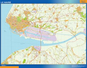 Mapa Le Havre