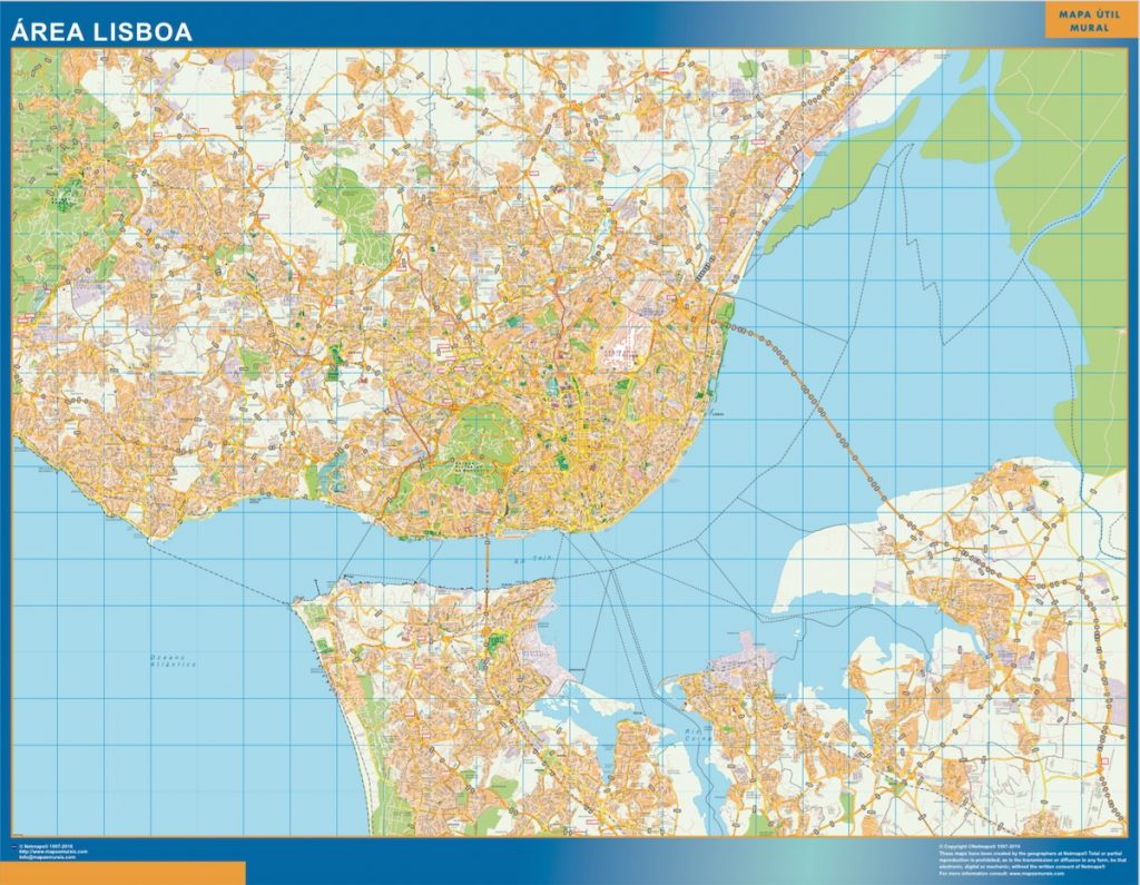 Mapa Lisboa Area