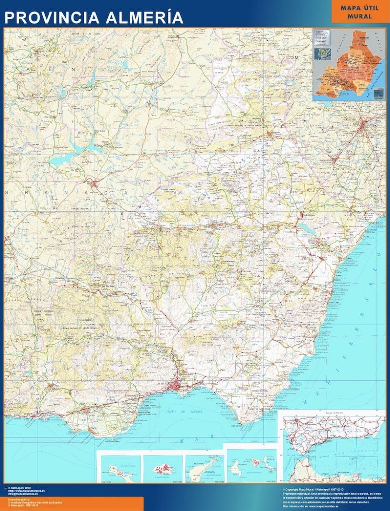 Mapa Provincia Almeria