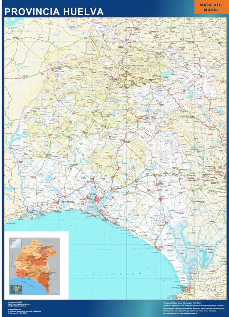 Mapa Provincia Huelva