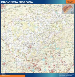 Mapa Provincia Segovia