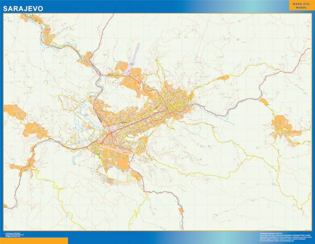 Mapa Sarajevo