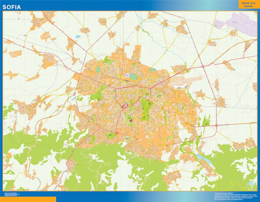 Mapa Sofia