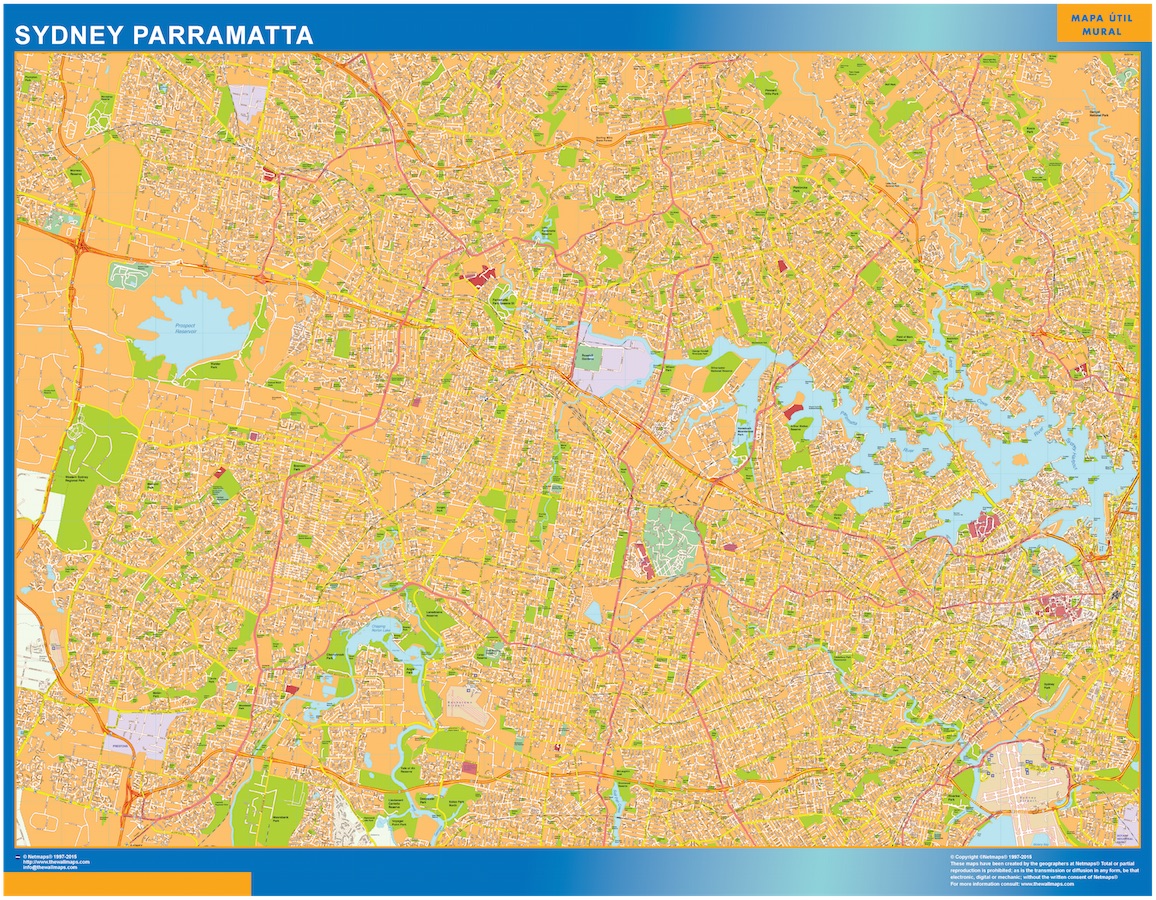 Mapa Sydney Parramatta