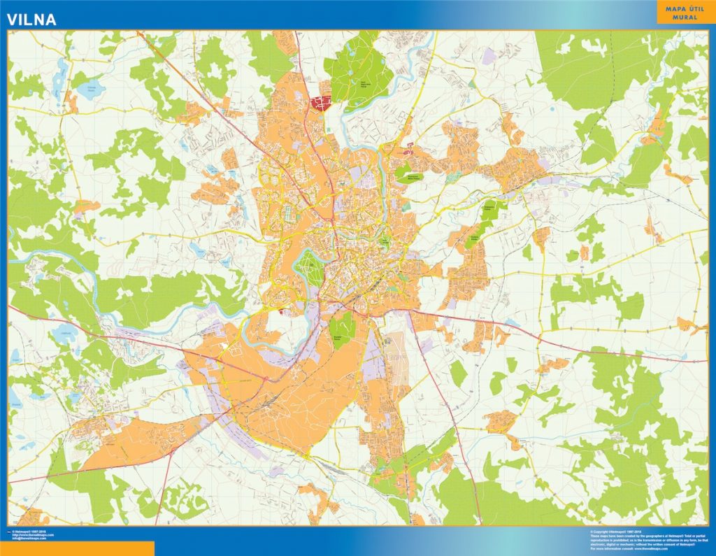 Mapa Vilnius