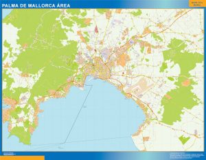 Palma Mallorca Mapa Area